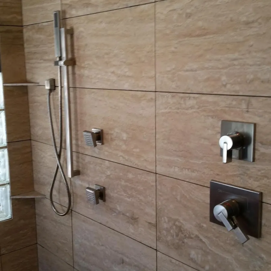 Shower fixture installation for Frozen Pipe Repair in Delran